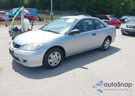 2005 Honda Civic Vp from USA, damaged, VIN 1HGEM22155L069804